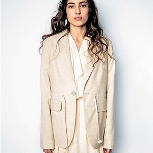ZADIG & VOLTAIRE “Mister” wool jacket